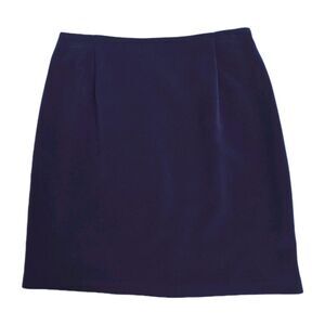 Briggs Petite Dark Purple Women's Pencil Skirt Size 6P
